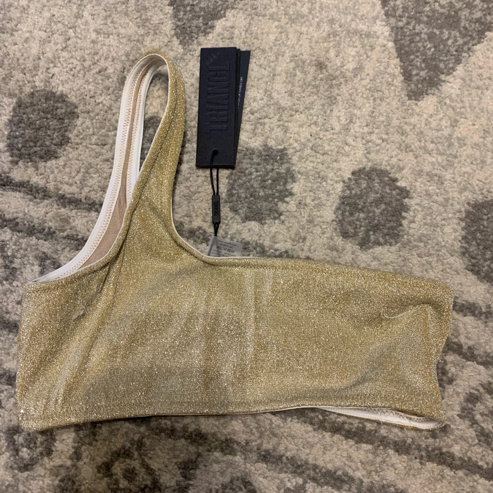 brand new “melrose” triangl one shoulder top